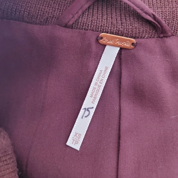 Free People Faux Fur Patterned Coat - Picture 5 of 6